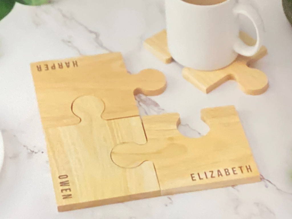 Puzzle Coasters set of 4