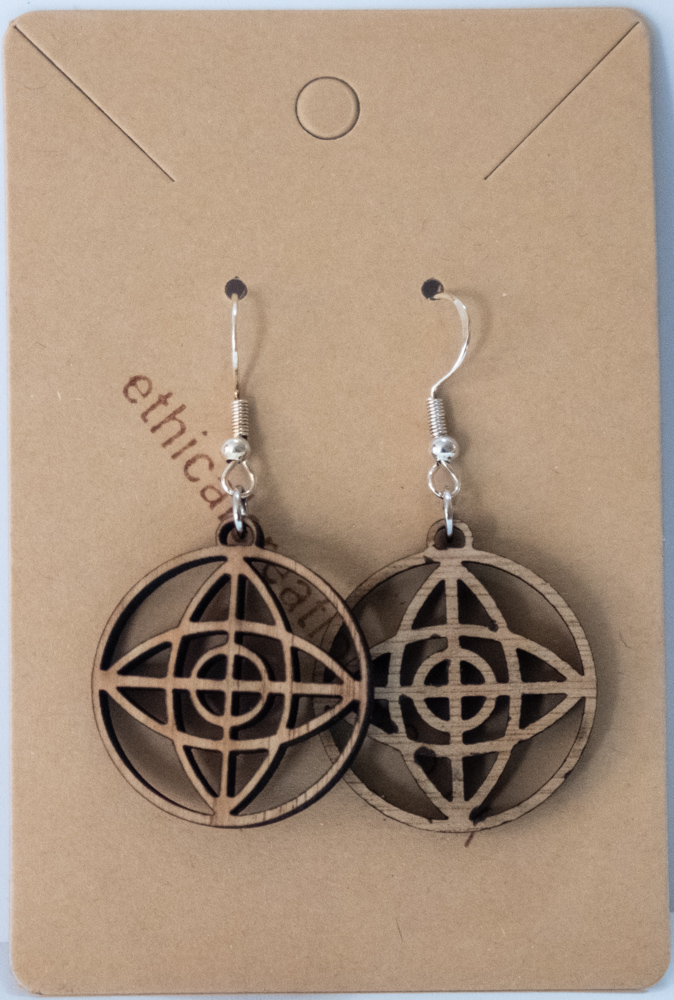 Geometric Design Earrings.