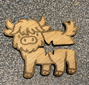 Highland Cow - Bag Clip