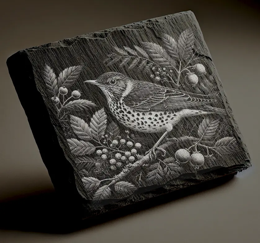 Mistle Thrush Coaster