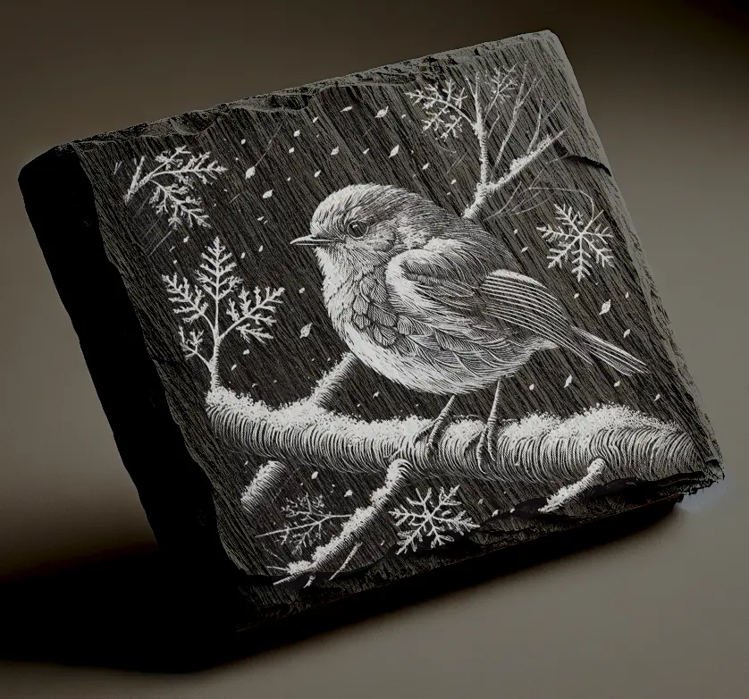Winter Robin Coaster 2