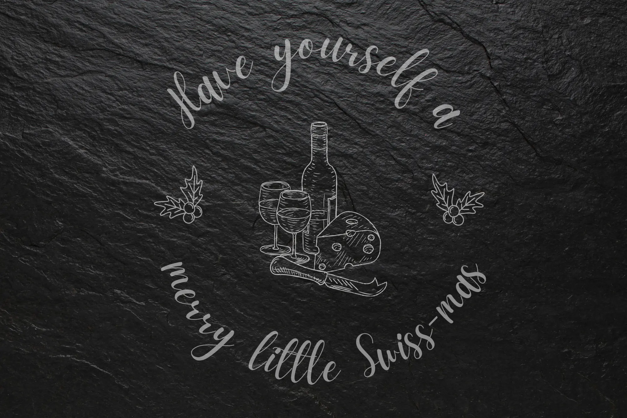 "Have yourself a merry little Swiss-mass" Christmas Cheeseboard