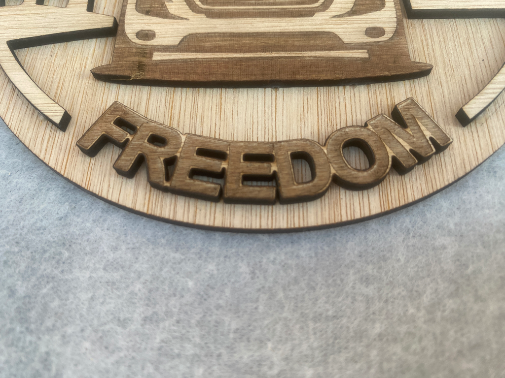 Camper Van Sign Words