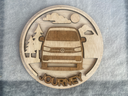 VW Caddy Camper Van Wooden Plaque