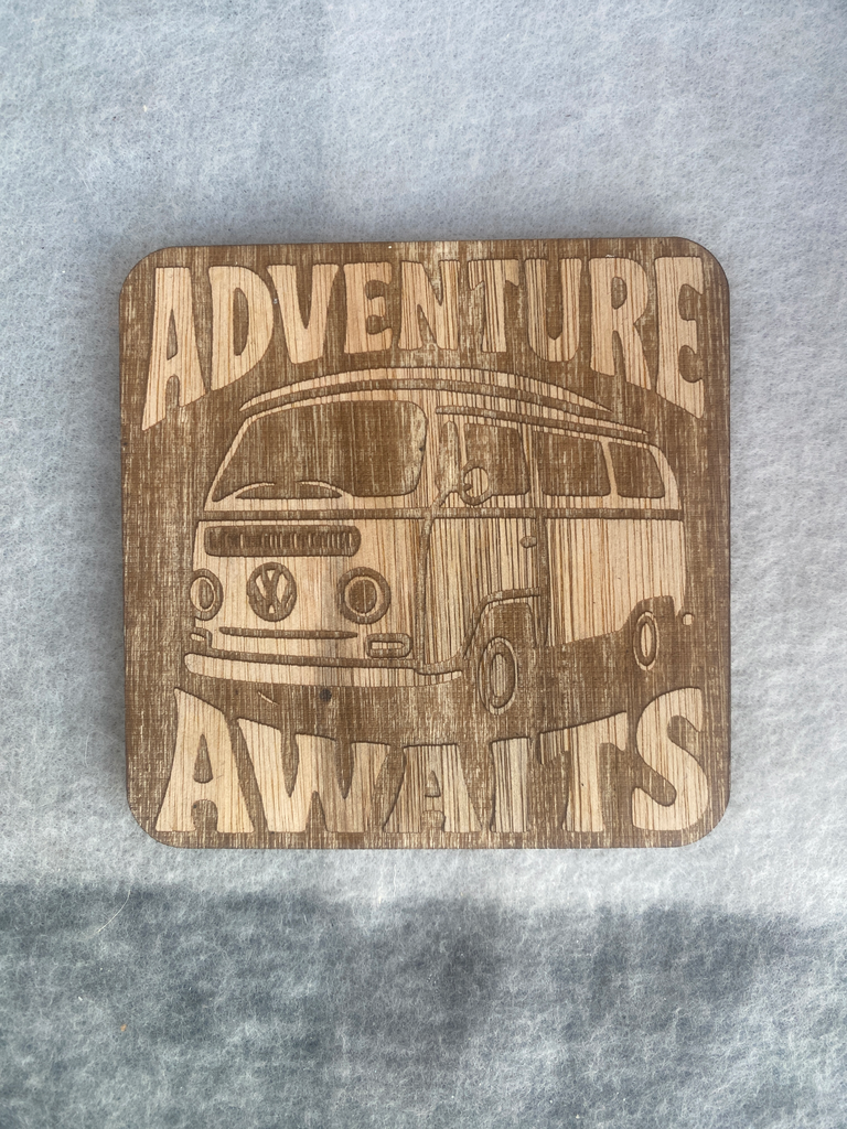 VM Camper Van Coaster 'Adventure Awaits'