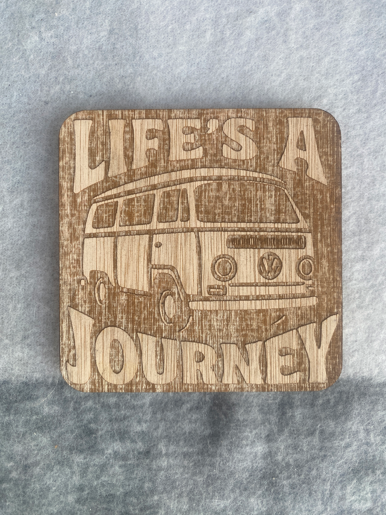 Life’s a Journey VW Bay Camper Coaster