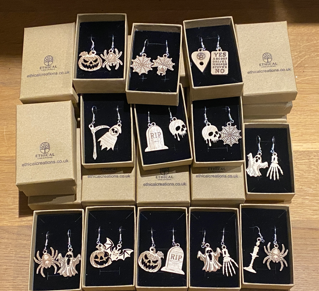 Halloween Earrings SVG