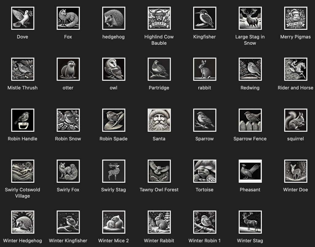 Winter Animals Digital Images