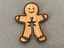 Gingerbread Man Bag Clip 