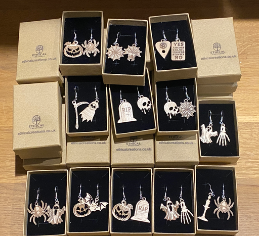 Halloween Earrings SVG