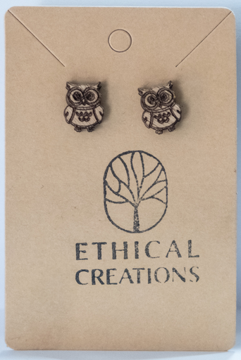 Owl Cartoon Stud Earrings