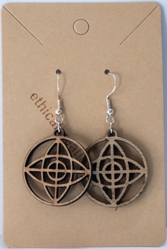 Geometric Design Earrings.