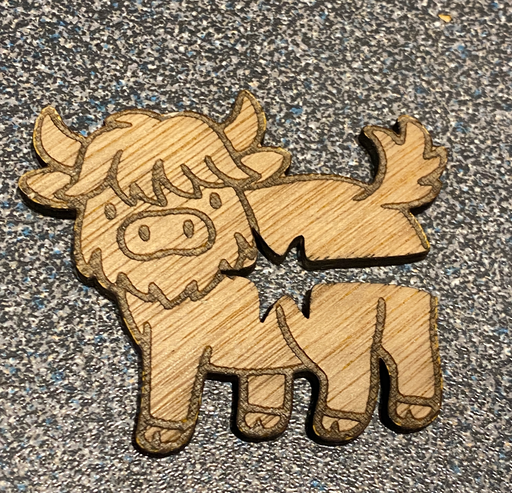 Highland Cow - Bag Clip