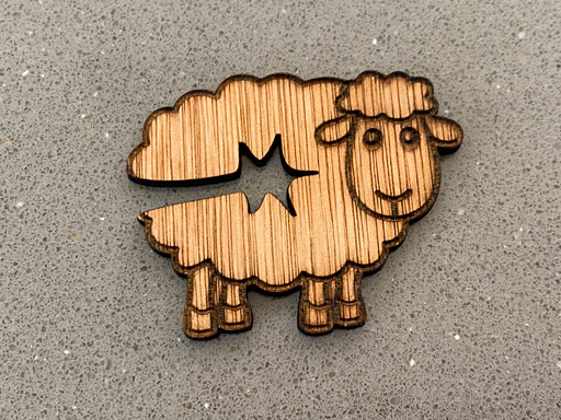 Smiley Sheep Bag Clip