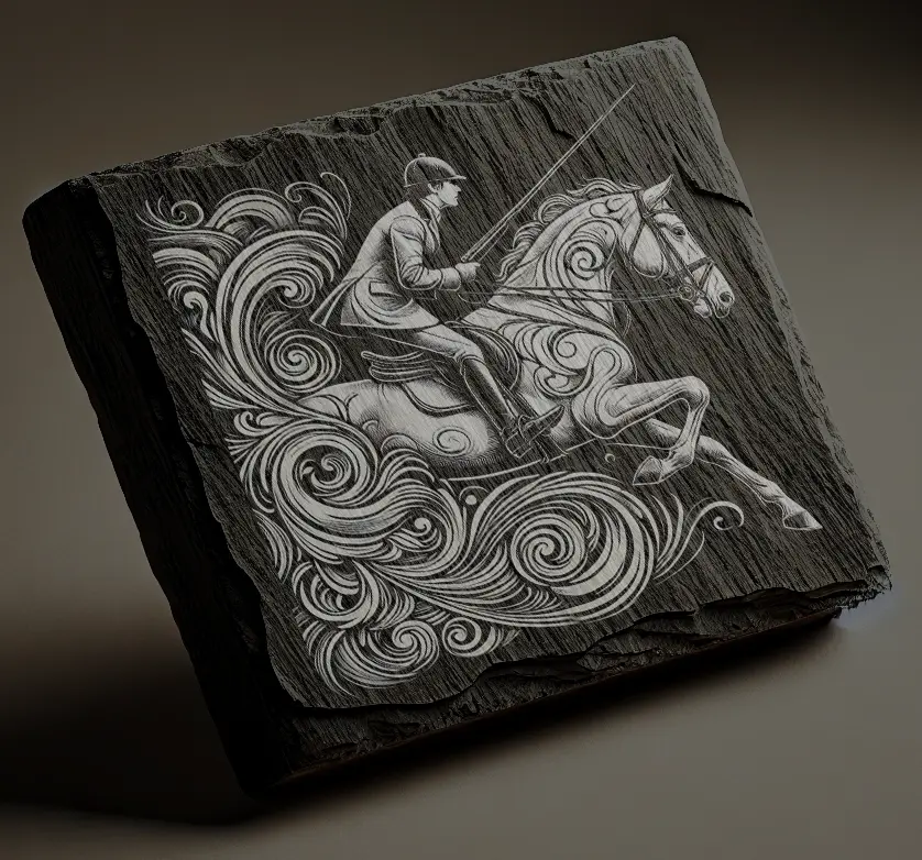 Horse and Rider Hunt Coaster