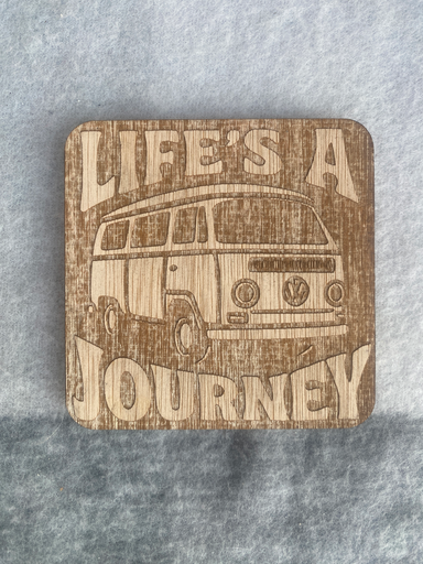 Life’s a Journey VW Bay Camper Coaster